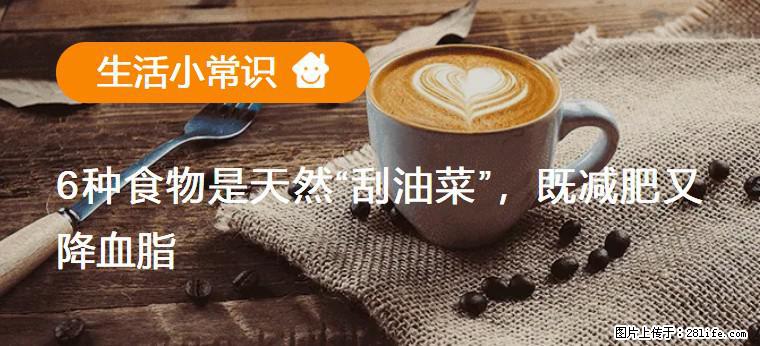 【生活小常识】6种食物是天然“刮油菜”，既减肥又降血脂 - 六安生活资讯 - 六安28生活网 la.28life.com